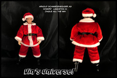 Custom 8″ Mego Arnold Schwarzeneger Howard Jingle all the way Action Figure