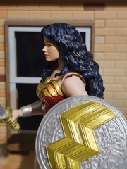 Custom Head For Mcfarlane Dc Classic Wonder Woman & Collector Edition