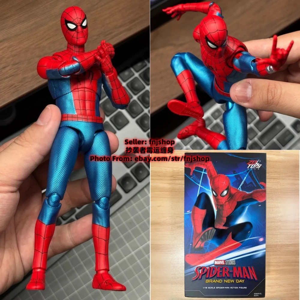 In Stock ZD Toys Spider-Man Brand New Day 110 Collectible Action Figure Boxed