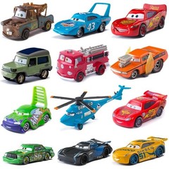 Disney Pixar Cars McQueen Mater Chick King 1:55 Diecast Model Car Toys Kid Gifts