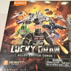 Blokees Transformers Galaxy Lucky Draw Alloy Luster Surge READ DESCRIPTION NEW