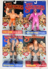 Complete Wave 2 SET of LJN WWE Superstars Series – Warrior Ventura Bundy Austin