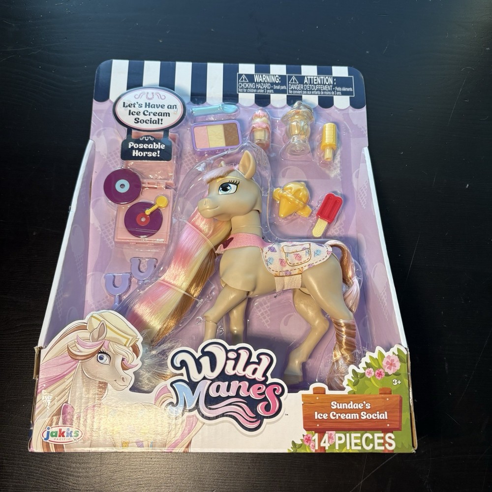 Wild Manes Horse Toy Sundae’s Ice Cream Social Pony NEW