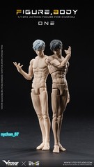 VTOYS X BMS 1:12 Male Anime Flexible Doll 6″ Action Figure Jointed Body w/ Head