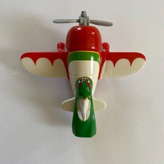 Disney Pixar Planes Toy Airplane No.5 El Chupacabra Plastic 4″ Mattel