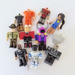 R0BL0X Toys Action Figures Lot Of 10 Figures Police Astronaut Superhero