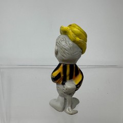 Walt Kelly Pogo Possum Figure Black Yellow Stripes Shirt Vinyl Vintage DAMAGED