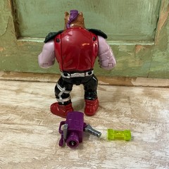 Vintage 1992 TMNT Mutatin’ Bebop Figure w Camera Shell Drill & Ooze Playmates
