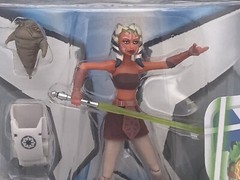 Star Wars Clone Wars Ahsoka Tano With Rotta The Huttlet Variant Eyelash 2008