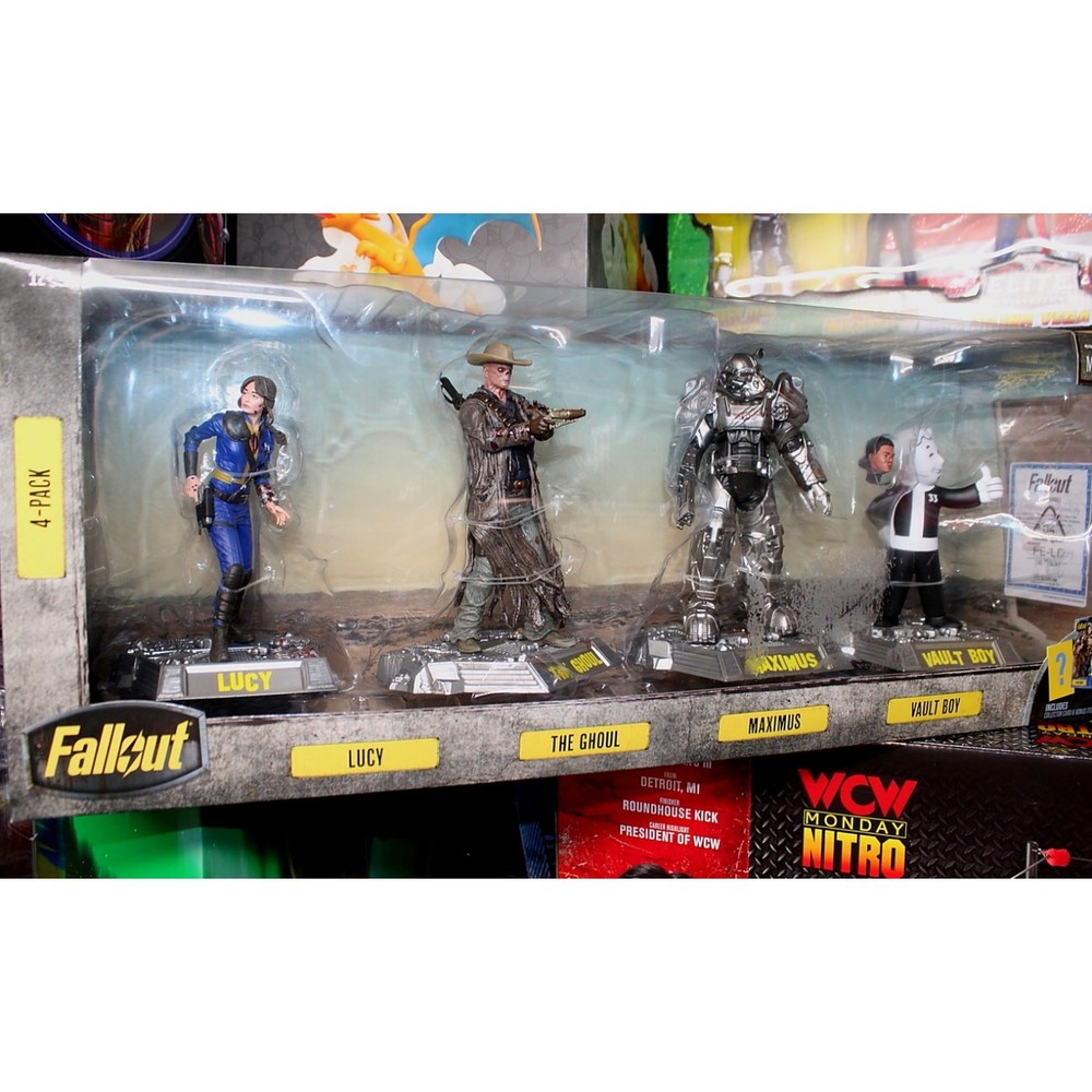 McFarlane FALLOUT 4 pack LUCY, MAXIMUS, THE GHOUL & VAULT BOY STATUE FIGURES 6″