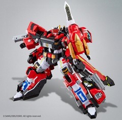 SAMG Metal Cardbot W BLAION Transforming Fire Truck Robot