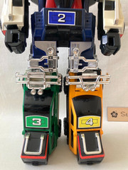 BANDAI Power Rangers Carranger DX RV ROBO TURBO Megazord Zord 1996 Made in Japan