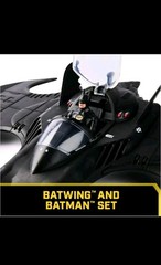 DC Spin Master Batman Returns Batwing & 4” Figure 85 Yrs Keaton Limited Edition