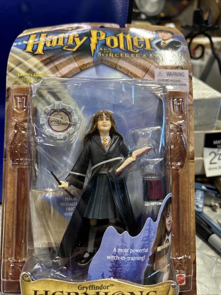 Gryffindor Hermione Harry Potter The Sorcerer’s Stone Wizard Figure Mattel 2001