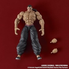 DIGACTION Figure Non-scale “Baki the Grappler” Retsu Kaioh approximately 75mm