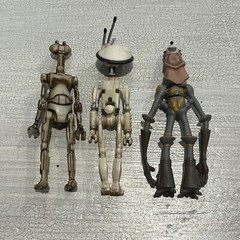 Lot Of 3 Star Wars 2012 Movie Heroes Series Figures Gasgano Otoga Pit Droid