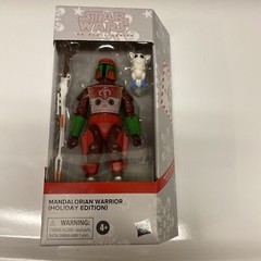 STAR WARS “MANDALORIAN” WARRIOR HOLIDAY EDITION BLACK SERIES 6” FIGURE F5305 New