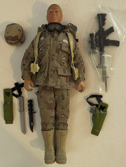 1992 Hasbro GI Joe 12″ DUKE U.S. Army Action Figure Scar Blonde Hair