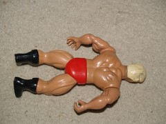 1985 AWA All Star Wrestlers Remco 4 figure lot – mis-matched head & bodies
