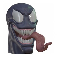 Mandibular Man Custom Action Figure Head 1:9 or 1:6 Mego