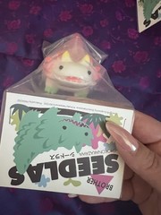 SHOKO NAKAZAWA BROTHER SEEDLAS Sakura Pink Vinyl Sofubi Figure Model H11CM/4.4in