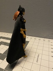 Custom Batgirl Cloth Cape For 1:12 Figure Dc Multiverse/ Mcfarlane Cape Only
