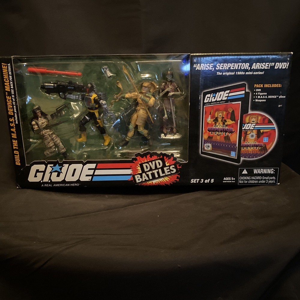 GI Joe DVD Battles “Arise, Serpentor, Arise” Build The Mass Device Set 3 Of 5