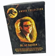 Jurassic Park Amber Collection Dr. Ian Malcolm Figure Jurassic World Mattel NEW