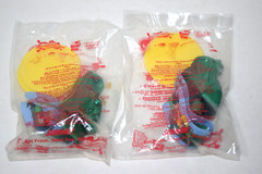 2 New Subway Xia Lin Showdown Dragon Figures 2004 Dojo Dragon Toss