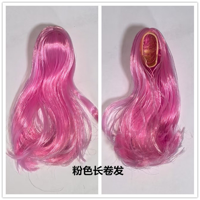 1/6 Female Artificial Hair Wig Cover Model For 12″Action Figure Head Body Toy