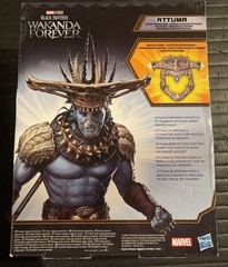 HASBRO BLACK PANTHER 2 WAKANDA FOREVER ATTUMA SHARK ARMOR MASK COSPLAY