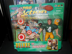 Bret Favre Mancave items 8″ x 10″ Photo in 13″ x 15″ Frame & Pro Action Football