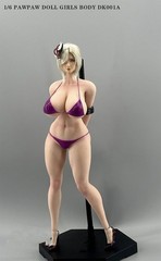 PawPawDoll DK001A 1/6 Oversize Breast Seamless Body Makeup Silicone Female Figur