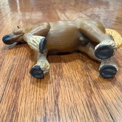 Schleich Horse Figurine Brown Draft Horse Stallion Toy 2001 Equine Figure Animal