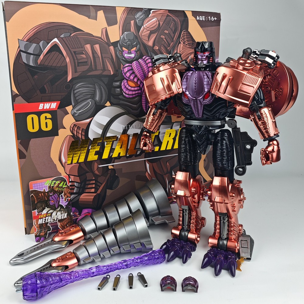 TransArt Transformation Beast Wars TA BWM-06 BWM06 Metal T-Rex MP Scale Toys