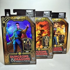 Dungeons & Dragons 6″ Action Figure Golden Archive Lot of 3 – Holga Simon Forge