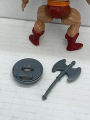 VTG Masters Of The Universe He-Man Figure Mattel 1981 Soft Head weapon shield