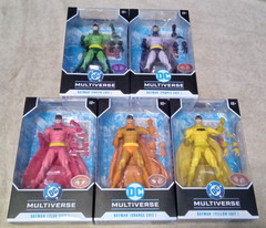 MCFARLANE BATMAN DETECTIVE COMICS #241 (GREEN/PURPLE/PINK/ORANGE/YELLOW)SUIT SET