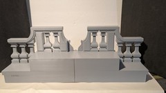 Beneath the Planet of the Apes – Mego Scale – Mutant Balcony -(no figs)