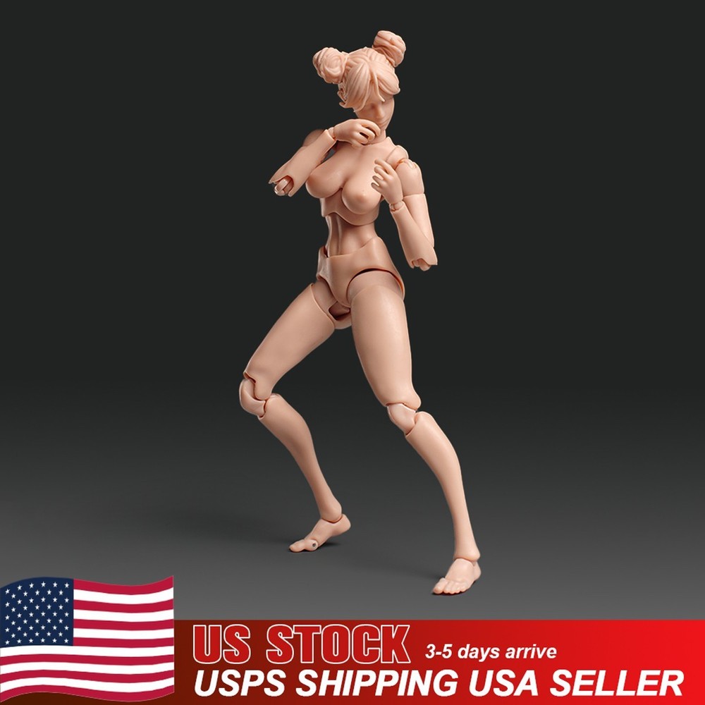 Romankey X COWL 1/12 Female Soldier Figure 6inch Pale Skin Joint Body Model Toys