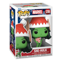 Funko Pop Marvel Comics Holiday She Hulk Vinyl Figure Ages 3 Years and Up