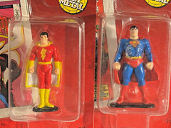 Original 1990 ERTL DC COMICS SUPER HEROES DIECAST FIGURES * COMPLETE SET Sealed
