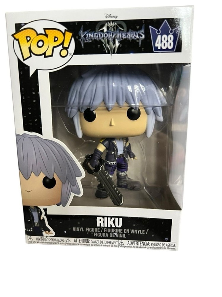 Funko Riku Pop! Vinyl Figure – Gray Hair, Black & Purple Outfit