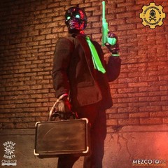 Mezco One:12 Collective Black Skulls Death Brokers 3-Pack Figure Light-Up