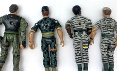 Vintage Lot-4 Lanard The Corps 3.75″ Action Figures Loose Military