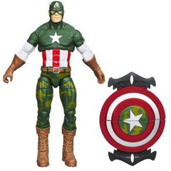 Captain America Movie 4 Inch Series 3 Action Figure #13 Jungle Trooper Captain A