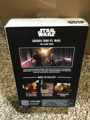 AHsoka Tano vs Maul STAR WARS Fandrop SW02 posed figure DIorama with accessory