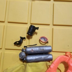 1960s Gi Joe Hasbro 12 Inch Life Boat Search And Rescue Scuba Lot 1969