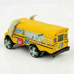 Miss Fritter Crazy School Bus Disney Pixar Cars Diecast Toy Car Kid Vehicle New