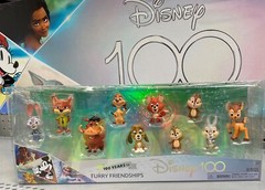 D100 Disney 100 Years of Disney CELEBRATION FIGURE PACK 12 PACKS 100 FIGURES LOT